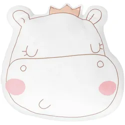 Kikkaboo Babykissen Plüschtier, Kuschelkissen, Figurenkissen, ab Geburt rosa