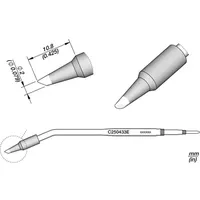 Jbc Lötspitze Serie C250, Rundform, C250433E/Ø 2.0 mm, abgeschrägt