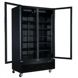 METRO Professional Doppeltüriger Getränkekühlschrank GSC2100B-NC, 120 x 72.5 x 206.6 cm, 949 L, schwarz