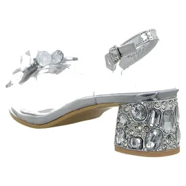 LAURA VITA Damen Sandalen #SeoVarYear# für Damen, silber, 40 EU
