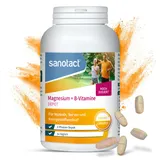 sanotact Magnesium 500 plus B Vitamine 180 Tabletten | Hochdosiertes Magnesium für Muskeln & Nerven | 100% Vegan