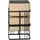 [en.casa] Hocker Tas 38 x 38 x 38 cm Beige