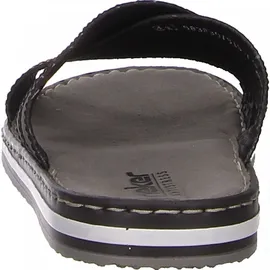 Rieker Herren Sandalen 21560 Pantolette Schwarz