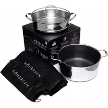 kohersen Black Cube Kochtopf 28 cm rund
