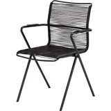 ACAMP Set 6x Stapelsessel Alpha Rope 55 cm x 57 cm x 83 cm Anthrazit-Nero