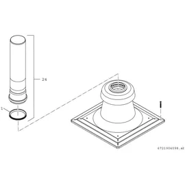 Bosch Schachtabdeckung Kunststoff d:60 mm