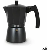 Quttin Italienische Kaffeemaschine Quttin 9 Tassen (6 Stück)