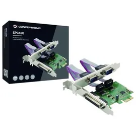 Conceptronic SPC01G Schnittstellenkarte/Adapter Eingebaut Parallel, RS-232