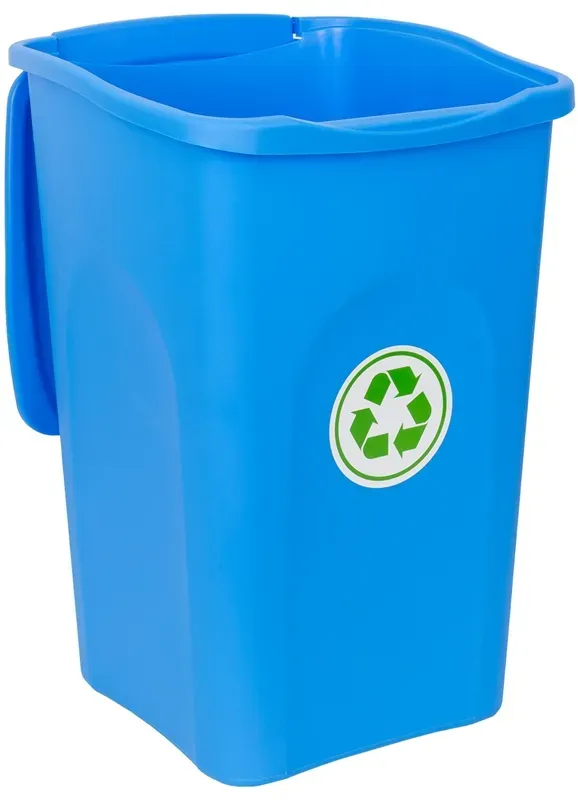 Mülleimer, Abfalleimer Begreen, 50 Liter, mit Deckel, blau