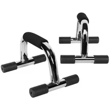 Gorilla Sports Push Up Bar schwarz/silber 2er Set (10000244)