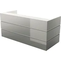 SOENNECKEN Theke Pearl 2400x1120x1050mm lichtgrau