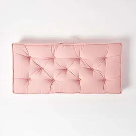 Homescapes Sitzkissen 100 x 48 cm Rosa