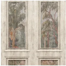 ascreation A.S. Création Vliestapete Wallpanel Kassettierung Wald Vintage