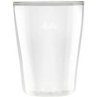 Melitta Glas-Set, Kaffeegläser, 2 Stück, Doppelwandig, Borosilikatglas, 200 ml,