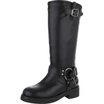 Ital-Design Stiefel in Schwarz Gr. 38