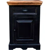 SIT Möbel Corsica 50 x 72 x 35 cm Schwarz / Honig