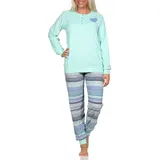 normann Frottee Pyjama Blau 42