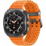 Samsung Galaxy Watch Ultra - 47 mm - Titan - intelligente Uhr mit Marineband - Gummi - Orange - Bandgröße: S/M/L - Anzeige 3.8 cm (1.5") - EU-Version (SM-L705FDAAEUE)