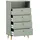 Schildmeyer Bjarne Highboard Pistazie, B/H/T: ca. 60,2x104,4x33,5 cm