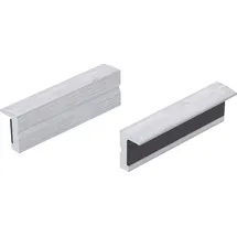 BGS Schraubstock-Schutzbacken Aluminium Breite 100 mm grau 2-tlg.