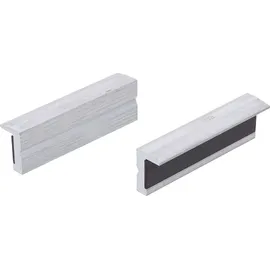 BGS Schraubstock-Schutzbacken Aluminium Breite 100 mm grau 2-tlg.
