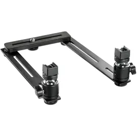Walimex Makro Basic Blitzschienensystem, Schwarz