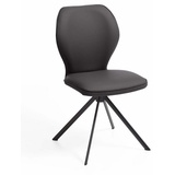 Niehoff Sitzmöbel Colorado Trend-Line Design-Stuhl Eisengestell - Leder Napoli anthrazit