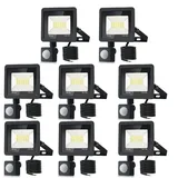 8*led strahler mit bewegungsmelder außen 20W,2000LM LED Strahler Außen mit Bewegungsmelder IP66 Scheinwerferled aussenstrahler bewegungsmelder Kaltes Weiß 3000K Außenstrahler LED Fluter Flutlicht