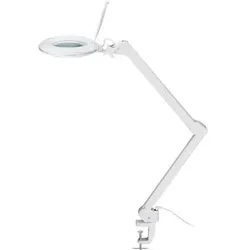 Goobay Klemm Lupenleuchte 10W LED weiß Glaslinse 3500-6500K dimmbar EEK F [A-G]