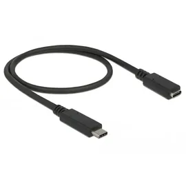 DeLock USB-C 0,5 m Schwarz