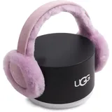 UGG Wasserabweisende Damen-Ohrenschützer aus Schaffell mit gesticktem Logo, Ashen Rose, Einheitsgröße - Einheitsgröße