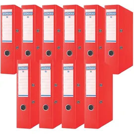 Donau Elektronik Donau Premium Ordner DIN A4 75 mm Rot 10 St.