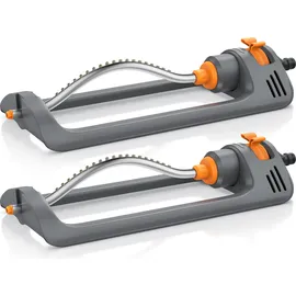 Brandson Viereckregner 9,5 l grau/orange