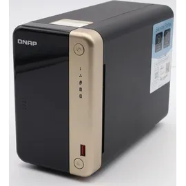 QNAP TS-264 Leergehäuse Schwarz/Gold