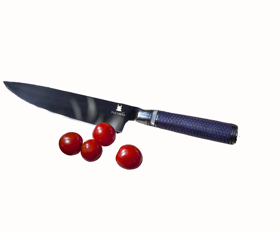 Yukimura Chef's Messer mit Titanbeschichtung