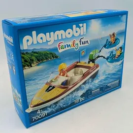 Playmobil Family Fun Sportboot mit Fun-Reifen 70091