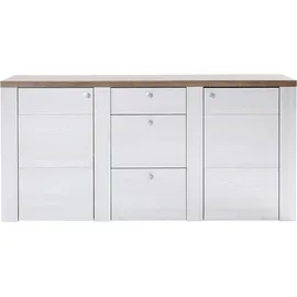 OTTO home Sideboard Larona 176 x 84,9 x 37,1 cm Weiß