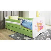raumhirsch furniture Kinderbett Raumhirsch 80 x 180 cm Holzwerkstoff grün