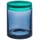 REMEMBER Glasdose L blau/türkis - 1.7 L - Lebensmittelecht, Handarbeit