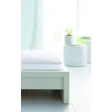Poyet Motte Matratzenschoner, saugfähig, Molton, 100% Baumwolle, 180 x 200 cm, Weiß