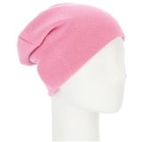 halsüberkopf Accessoires Strickmütze Strickmütze Wolle/Kaschmir (1-St) Strickmütze aus Kaschmir und Wolle rosa