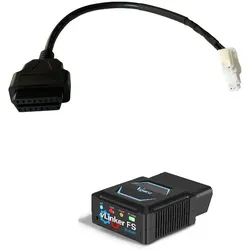 Apple iOS + Android OS - 20 pin OBD II-Adapterkabel + Bluetooth-Dongle Tesla Model S/X (> 09/2015)