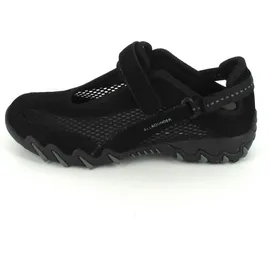 Allrounder by Mephisto Niro Damen Outdoor Fitnessschuhe, Schwarz (Black/Black Coresuede N 84/O.Mesh 84), 37 EU