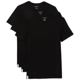 Lacoste Herren T-Shirts, 3er Pack - Essentials, Rundhals, Slim Fit, Baumwolle, im 3er-Pack, Black, XL