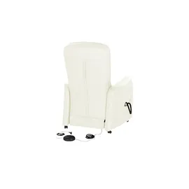 HIMOLLA Fernsehsessel 7568 Leder 77 x 110 x 93 cm Creme elektrisch