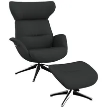 flexlux Relaxsessel FLEXLUX Polyester 90 x 107 x 89 cm grau mit Kopfteil