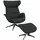 flexlux Relaxsessel FLEXLUX Polyester 90 x 107 x 89 cm grau mit Kopfteil