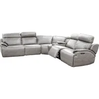 Hti-Living Ecksofa Pavel Silber - Silber