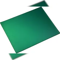 Alco Schreibunterlage dunkelgrün transparente Abdeckung 50x65cm