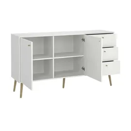 Andas Sideboard »Bodo, Aufbewahrung, Schubladenschrank, Sideboard,«, Kommode mit 2 Türen, 3 Schubladen, Breite 147 cm